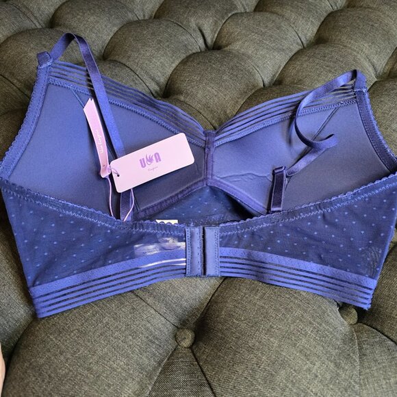 New With Tags REESE Wireless Soft Mesh Convertible Bralette Bra - Picture 6 of 8